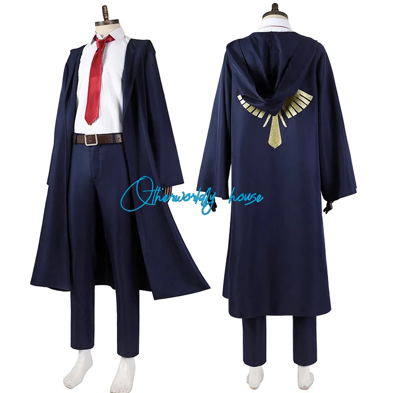 Anime Mashle Magic and Muscles Mash Burnedead Cosplay Costume Wig Trench Black School Uniform Men Anime Outfit