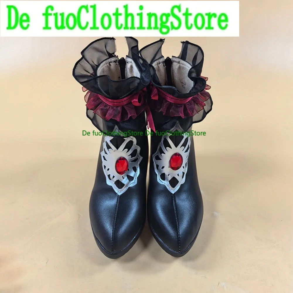 Defuo Identity V فتاة صغيرة ملكة جمال الرمان فراشة تأثيري أحذية أنيمي لعبة لعب الأدوار الأحذية والأحذية حفلة الهالوين