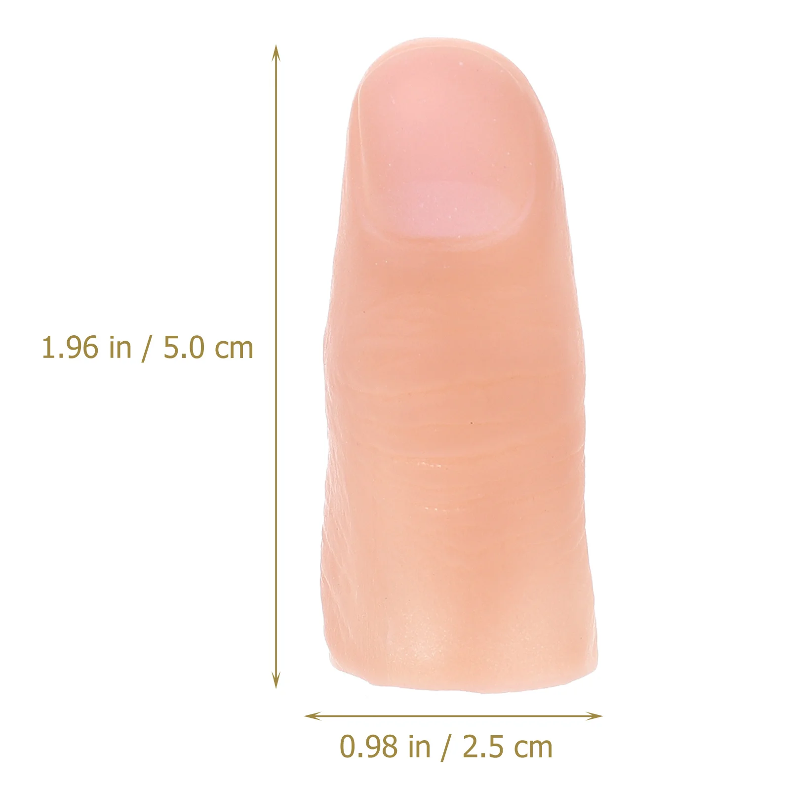 Silicone Finger Cover Cap Simulation of Props Nail Tools Interesting Fake Thumb