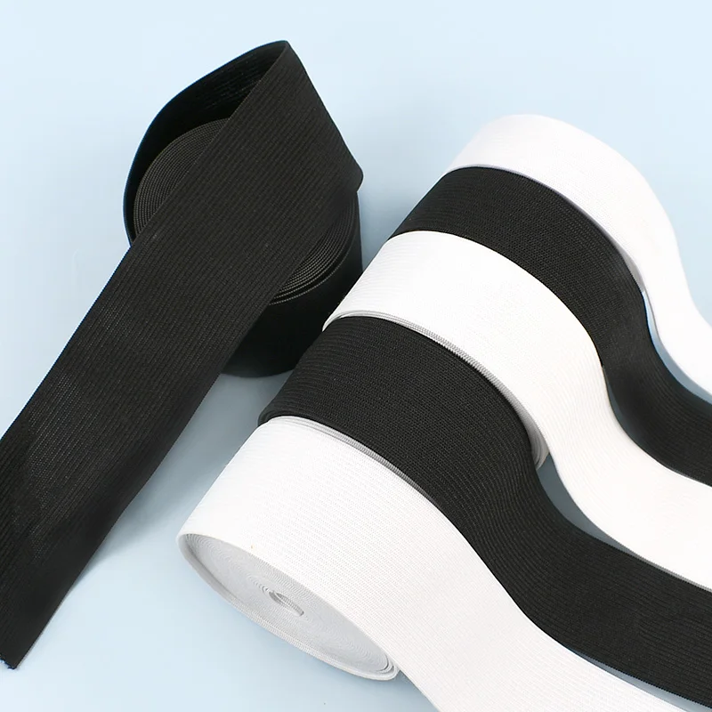 10 メートル 10-50 ミリメートル拡大ポリエステル弾性バンドスポーツリストバンド衣類ウエスト拡大弾性バンド DIY 縫製アクセサリー