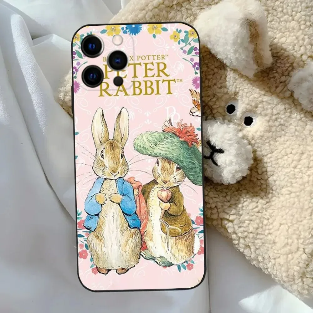 Cute P-Peter Rabbit-S   Phone Case For Apple iPhone 15,14,13,12,11,Pro,X,XS,Max,XR,Plus,Mini Soft Black Cover