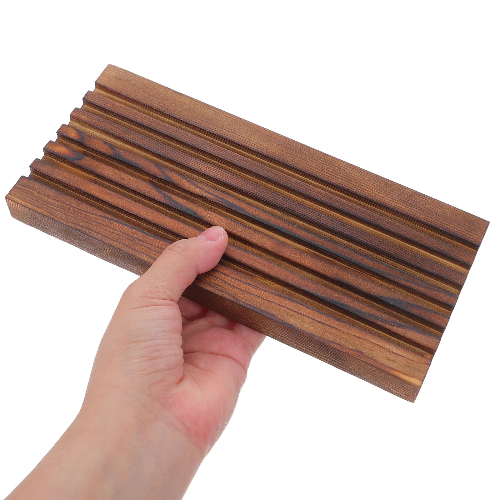 

Rustic Bathroom Wood Tray Wooden Vanity Tray Countertop Organizer Soap Dispenser Holder Decorative Wood Riser Sink Accessories