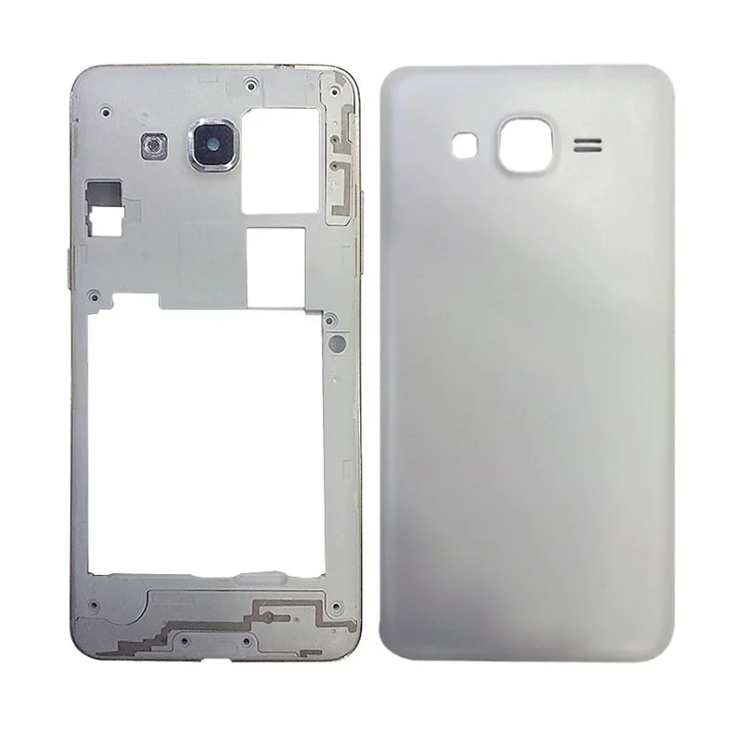 For Samsung Galaxy Grand Prime G530H G530H/DS G530F Full Housing Front Frame Chassis+Back Rear Battery Cover+Side Button