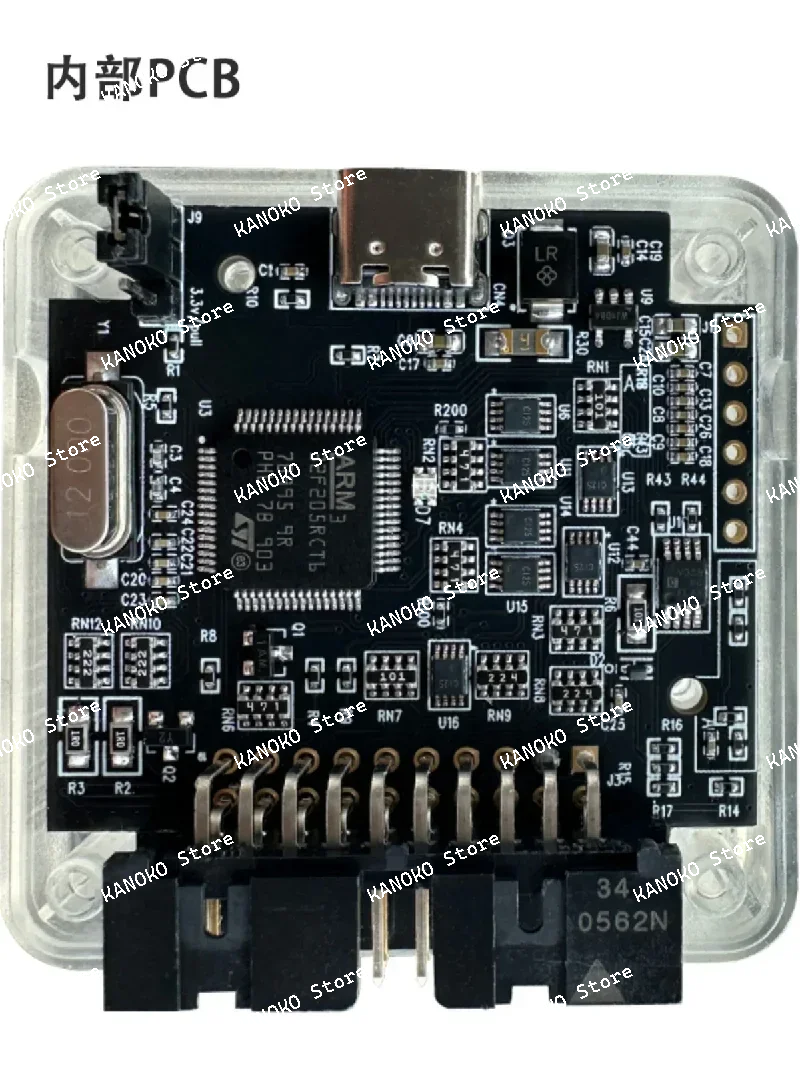 JLINK V9 Mini Mini Emulation Downloader متوافق مع برمجة STM32 A-R-M MCU Burning J-LINK