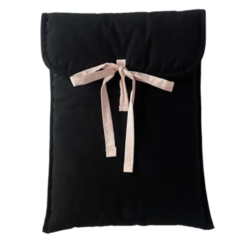 

Durable-Knot Computer Bag Tablets Computer Storage Handbag Women Korean Sweet Ballet Cosmetic Storage Pouch,Knot Computer Bag Ta