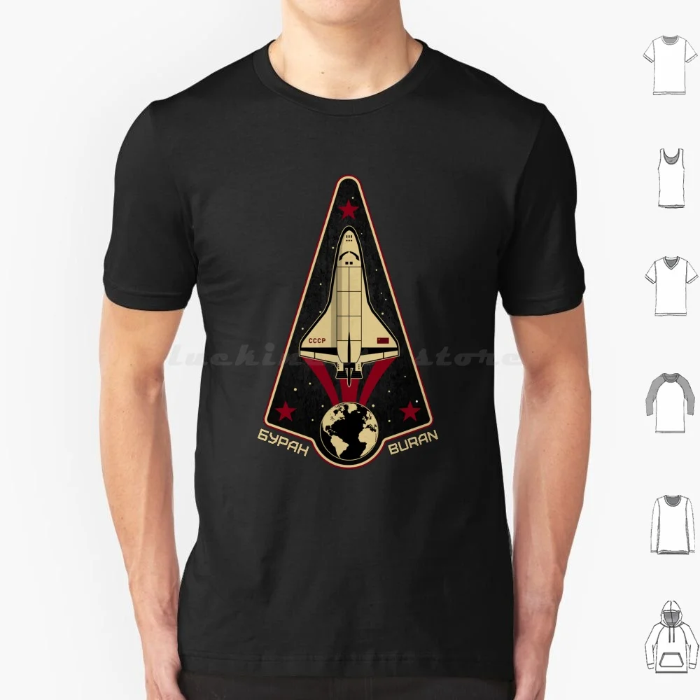 Buran Vintage Emblem T Shirt Men Women Kids 6xl Soviet Soviet Space Cold War Space Race Buran Communism Urss