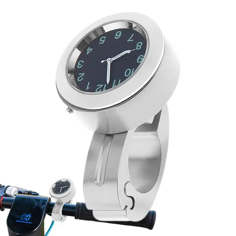 

Handlebar Watch Mount Metal Motorcycle Clock Handlebar Mount Watch Waterproof Shockproof Time Keeping Clock Outdoor Handlebar