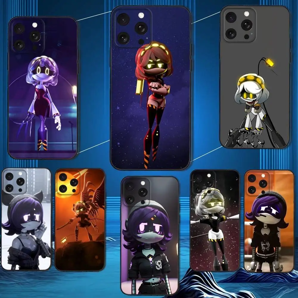 

M-murder-drones Phone Case For iPhone 16,15,14,13,12,11 Plus,Pro Max,XS,X,XR,SE,Mini,8,7,Soft Silicone Black Cover