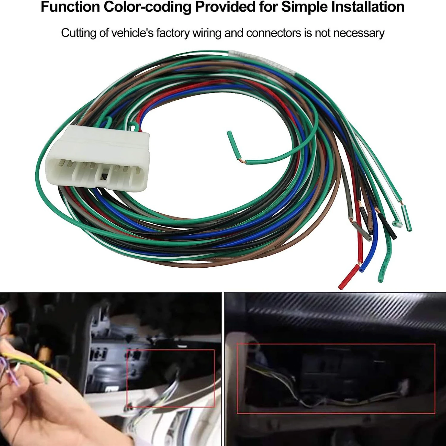 Anwendbar für LEXUS IS300 2001–2005 Radio-Kabelbaum-Verstärker, Bypass, After-Sales-Stereostecker