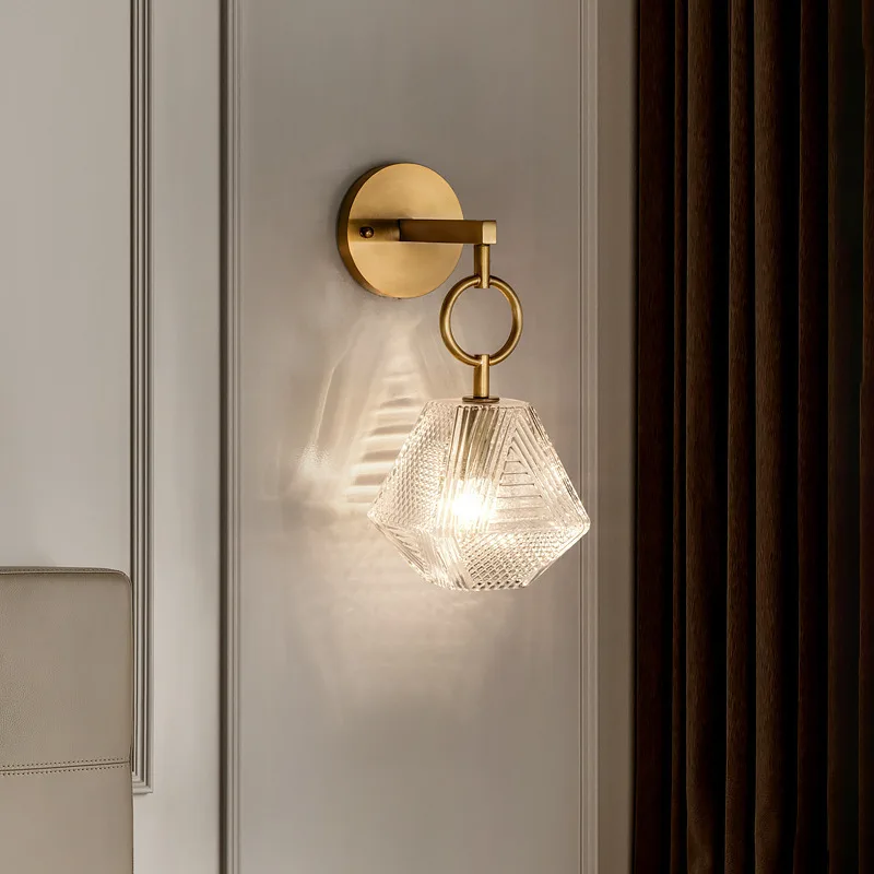 

Роскошный настенный светильник для гостиной и столовой, современный минималистичный светильник для фоновой подсветки гостиной, прикроватный светильник для спальни, светильник для прихожей/коридора