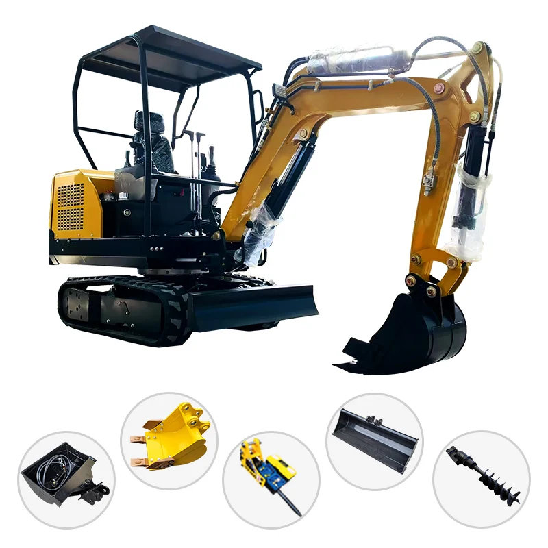 تخصيص شحن مجاني EPA حفارة 2 طن الزاحف حفار مزرعة آلة حفارة صغيرة للبيع