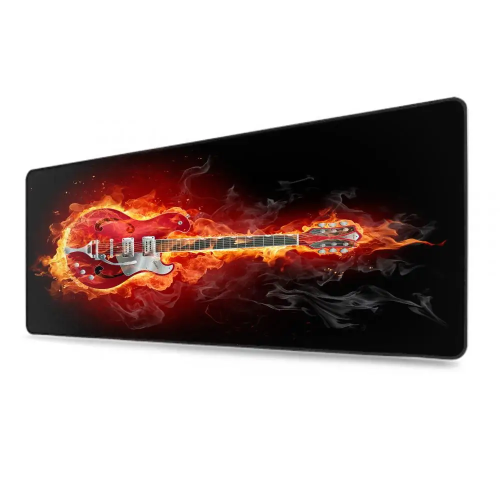 Large Mouse Pad Xxl Mousepad Fender Guitar Gamer Keyboard Mat Game Mats Office Accessories Mausepad Gaming Computer Table Stitch