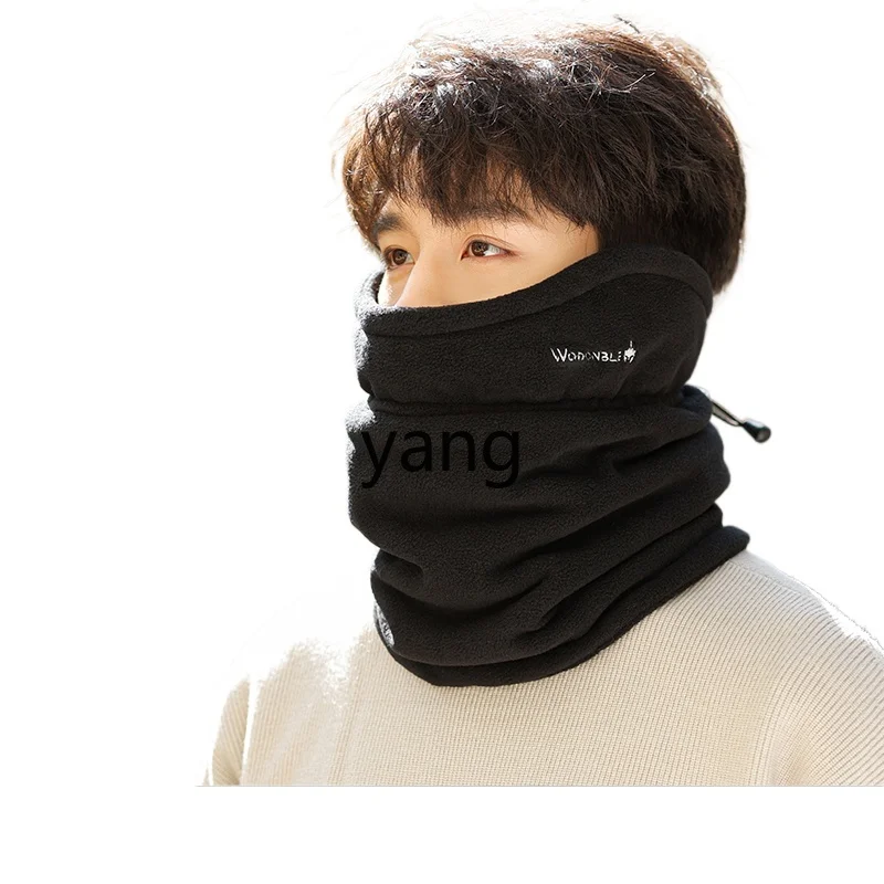 

LMM winter riding motorcycle windproof and cold-proof mask, piled and thickened anti-freezing face, ear protector, neck cover.