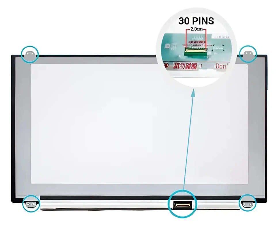 15.6'' Laptop lcd led screen FHD 1920X1080 30PINS EDP NV156FHM-N42 NV156FHM-N41 NV156FHM-N46 LP156WF4 SPL1 LP156WF6 SPK1