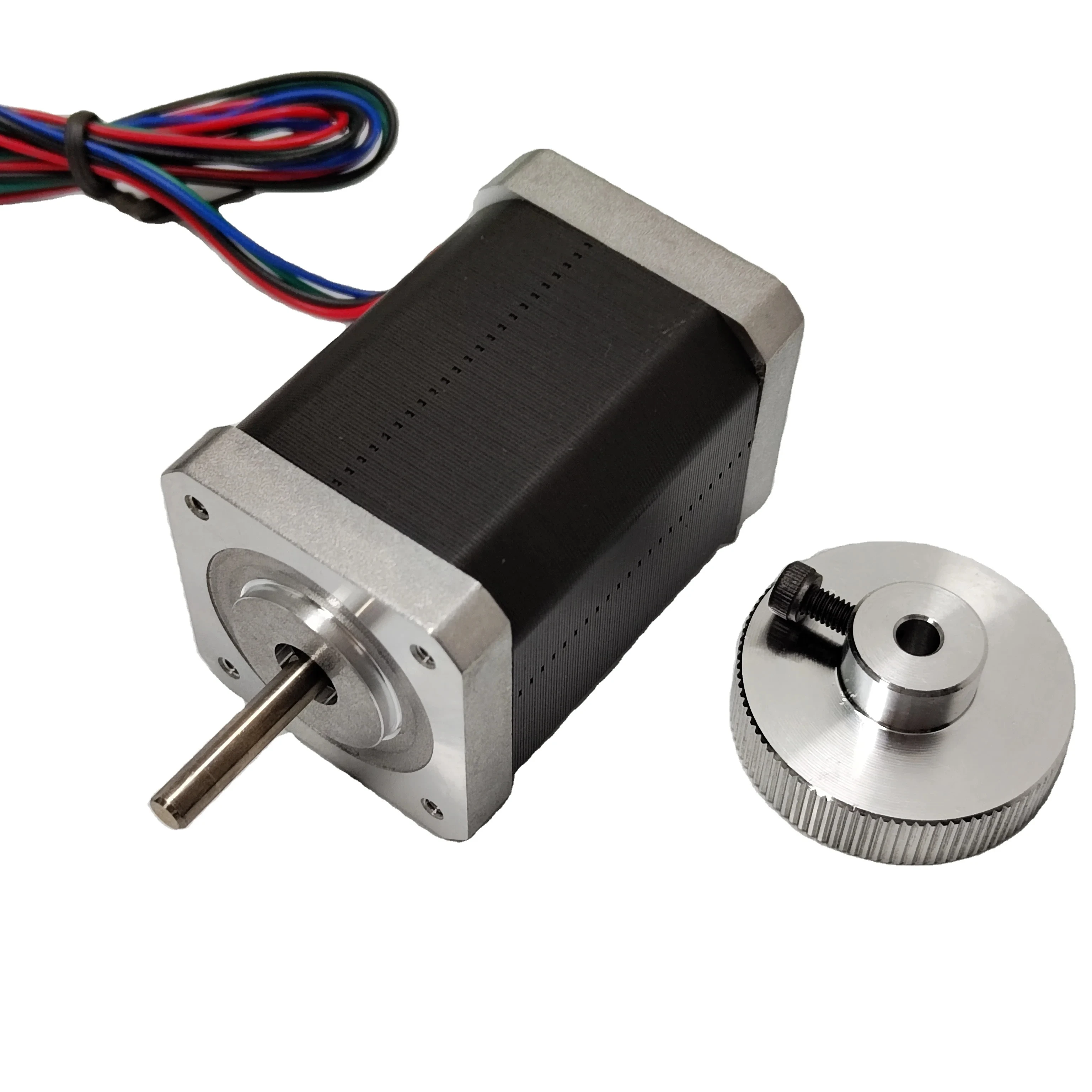 

2 шт. 42HS6315B4 Китай оптовик 2-фазный Nema 17 дешевый шаговый двигатель с колесом для станка с ЧПУ