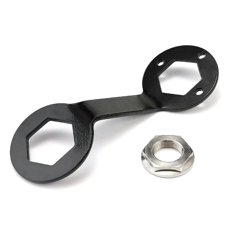 Llave especial para lavadora, llave hexagonal de doble punta para quitar e instalar, tuerca de retención para bañera, duradera, A0NC