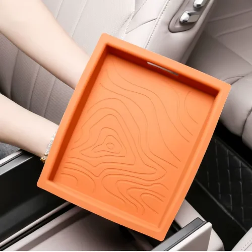 For Jetour G700 2025 2026 Armrest Box Silica Gel Pad Tray Storage Box Pad Interior Refrigerator Modification Accessories