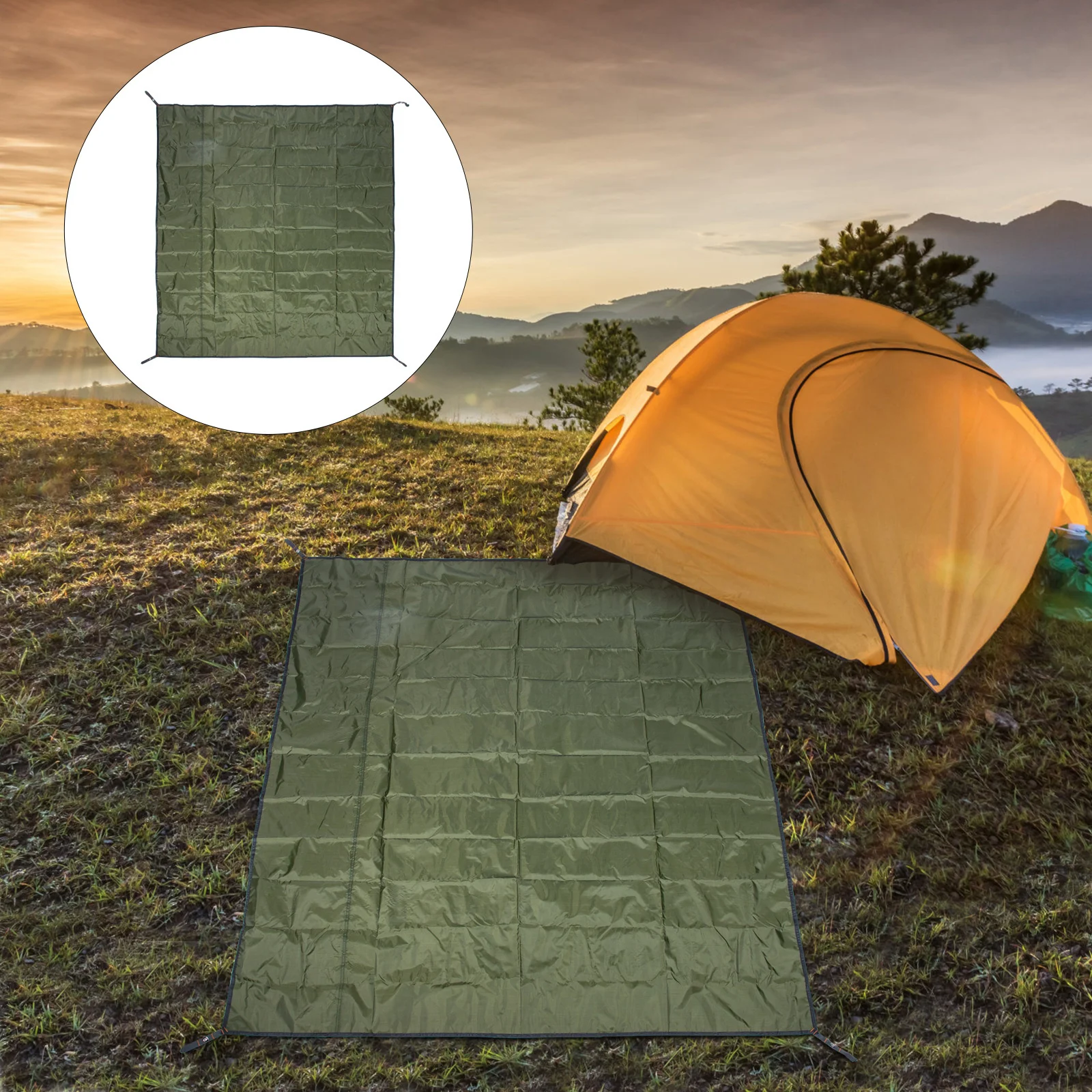 

Wear-Resist Waterproof Ground Mat Folding Camping Tent Cushion Tent Tarp Portable Outdoor Picnic Floor Mat Camping Tarp