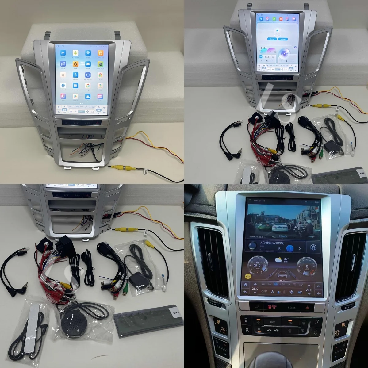 For Cadillac CTS 2007-2012 Android 13 Car Radio Dvd audio Multimedia Player GPS Navigation  full Screen 10.4 inch 8+256GB