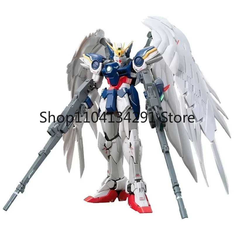 ของแท้ แบรนด์ใหม่ มีสินค้าในสต็อก แบนได ของแท้ RG 17 วิง ซีโร่ แองเจิล วิง ซีโร่ กันดั้ม รุ่น EW พร้อมขนหลุด