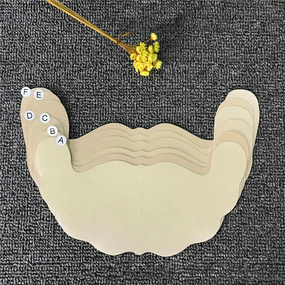 

10pcs Silicone Pasties For Women Breathable Anti-Slip Nipple Covers Lift Tape Sticky Bra Crop Tops Sheer Dresses Swimwear Breast