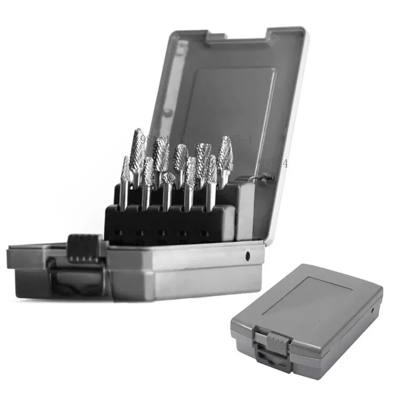Rotary Tool File Accessories Shank Grinding Bits Carbide Burr Set For Welding Metal Stone Wood Deburring