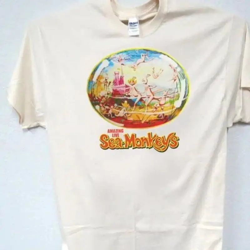 SEA MONKEYS VINTAGE CARTOON COOL MENS TEE