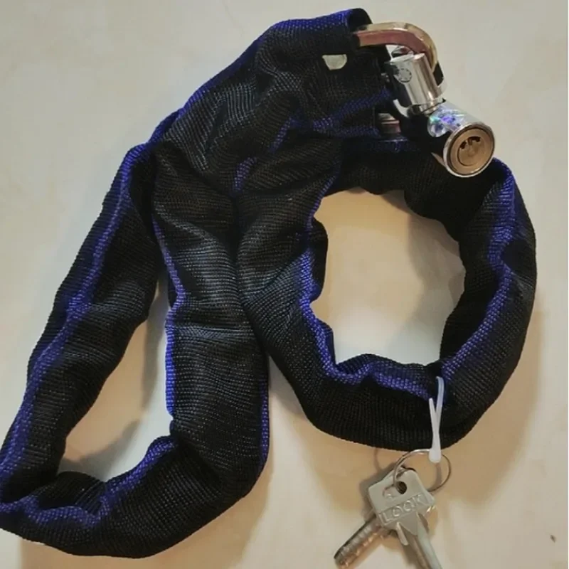 Bicycle lock Anti-theft and anti-shear mountain bike Extended chain Door lock Electric vehicle Motorcycle