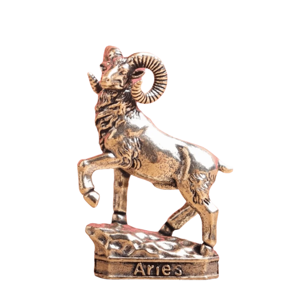 Vintage Collectible Figurines Miniature Artisan Craft The Twelve Zodiac Signs Decoration Desktop Ornaments Desktop Decoration