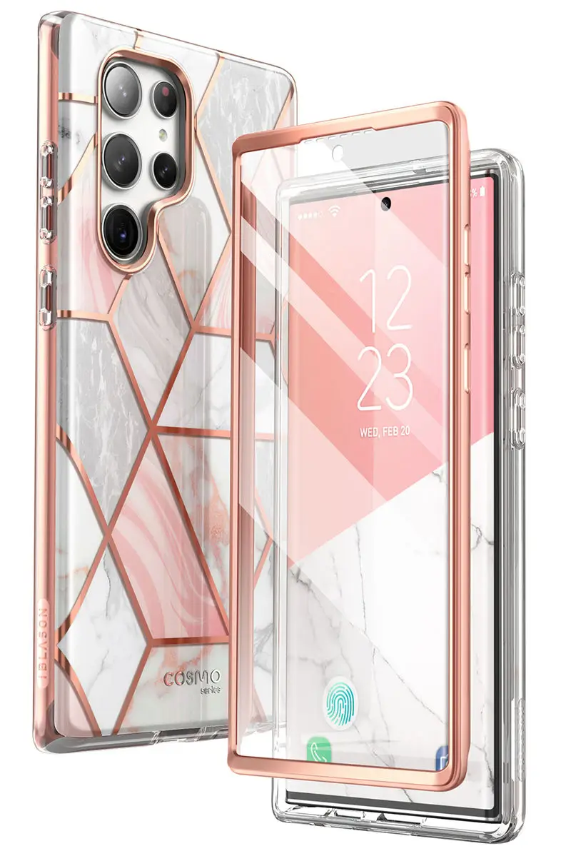 For Samsung Galaxy S23 Ultra Case 6.8“ (2023 Release) I-BLASON Cosmo Slim Stylish Protective Case with Built-in Screen Protector