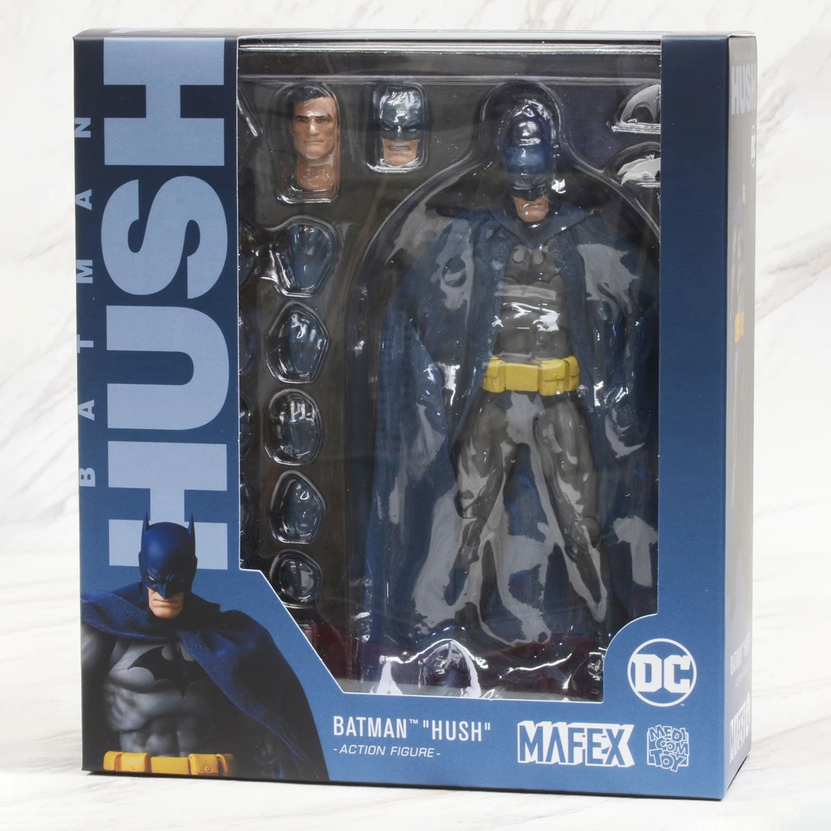 

In Stock Medicom MAFEX Comic Edition Silent Blue Edition Batman Mobile Doll Remastered Action Figure Model Toys