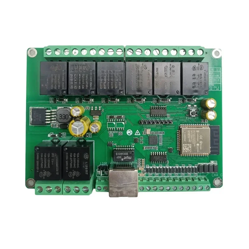 SmCpESP32 Ethernet WiFi RS485 CAN Relay Module For Home Assistant Domoticz
