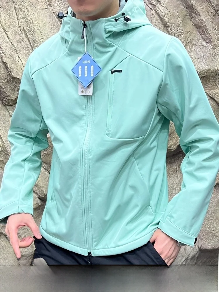 

Outdoor Softell Jaet 3D Tailoring Warm Fce Corn Pattern PC 25 Autumn Winter ex Couple Waterproof Long Sve Zipper