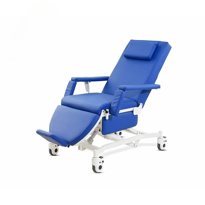 Electric Dialysis ChairSitting Reclining Mobile Blood Collection and Transfusion Lift ChairAdjustable Patient Transfusion Chair