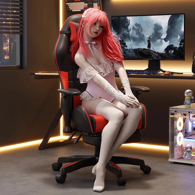 Ergonomic Gaming Chair Adjustable Reclining Office Chair for Home And Students with Lumbar Support