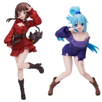In Stock 100% Original Genuine ElCOCO Megumin 21cm Aqua 19cm Static Products of Toy Models of Surrounding Figures and Beauties