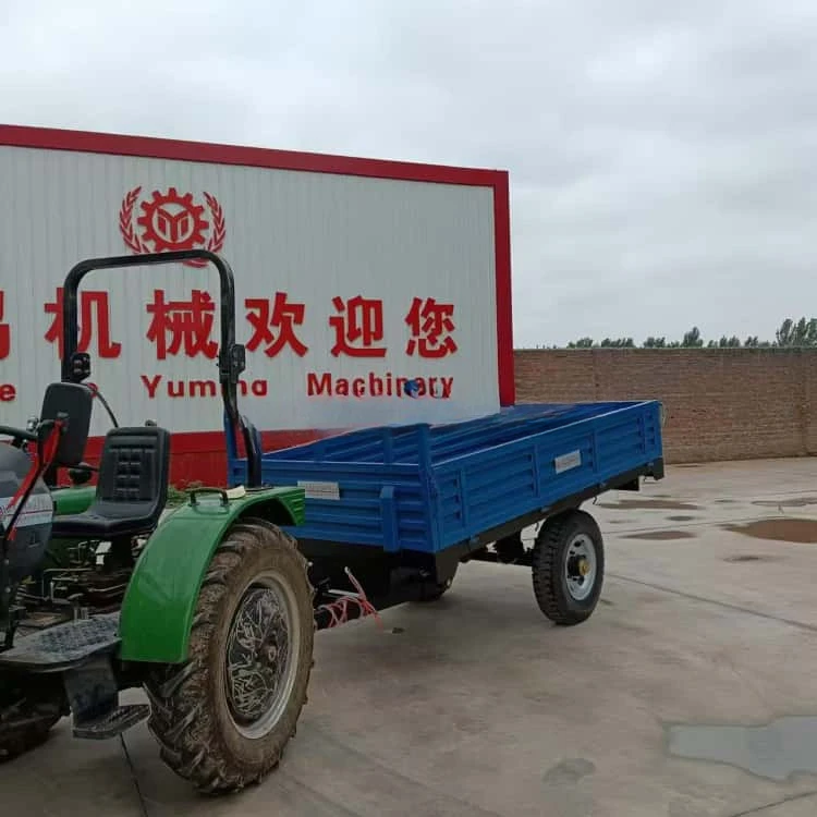 High  Quality Farm Trailer Tractor Traction 3 4 5 Tons  Wheel Trailers For Sale