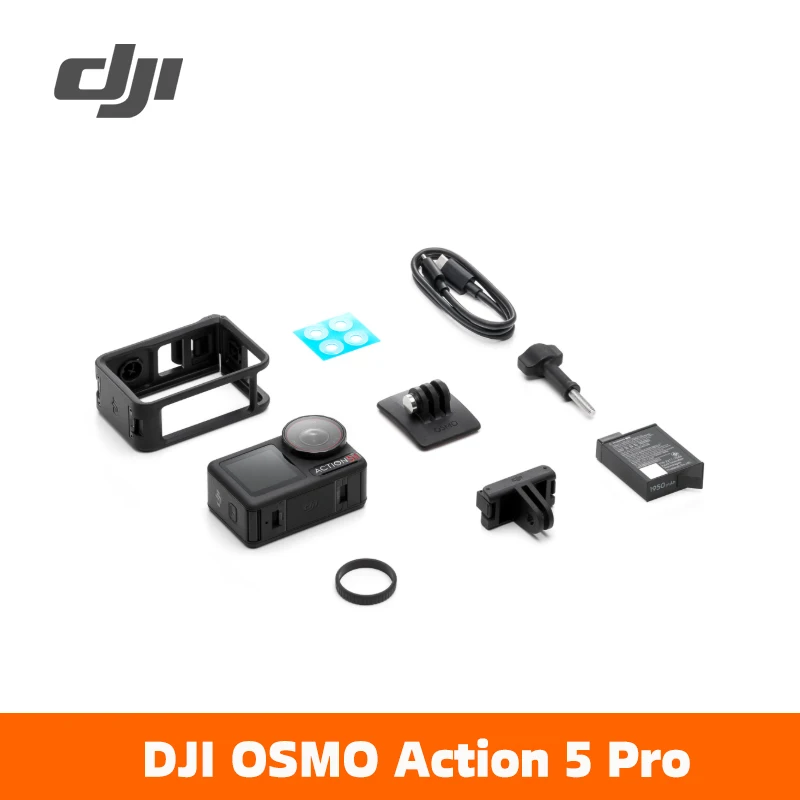 DJI Osmo Action 5 pro 1/1.3″ SSOR 4 uur verlengde batterijduur dubbele OLED touchscreen met hoge helderheid Action 5