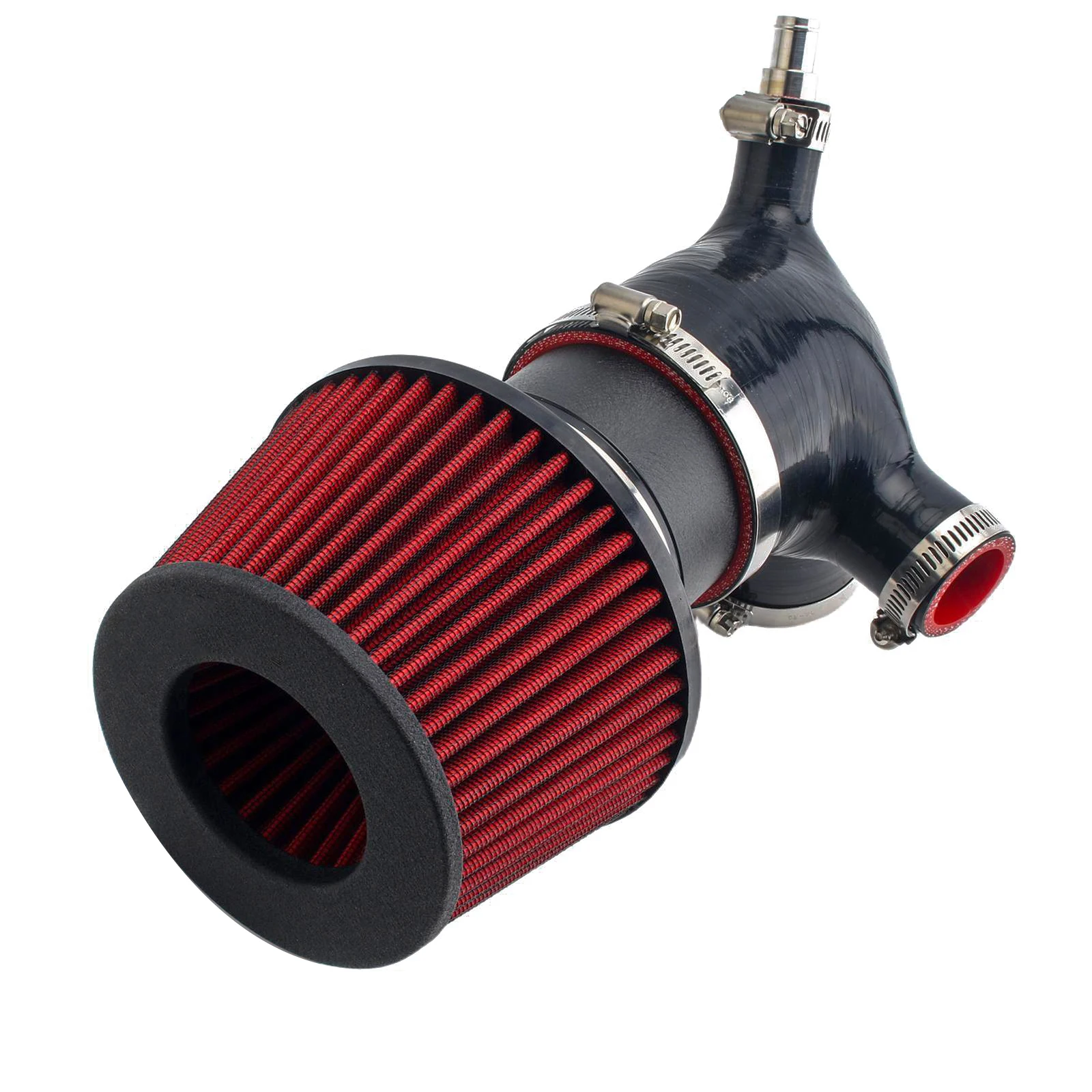 Kit de sistema de admissão de ar frio para carro, para bmw 535i f10 f11 n55 3.0t turbo 2010 ~ 2016, com proteção térmica do motor com filtro de ar de alto fluxo