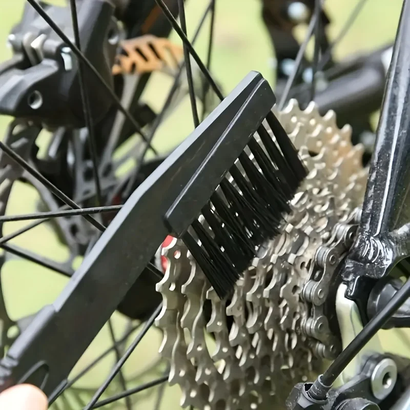 Chain Brush Cleaning Two-Piece Set, Mountain Bike Chain Gear Cleaning Tool, Bicycle Gears, Chain Cleaning Tool