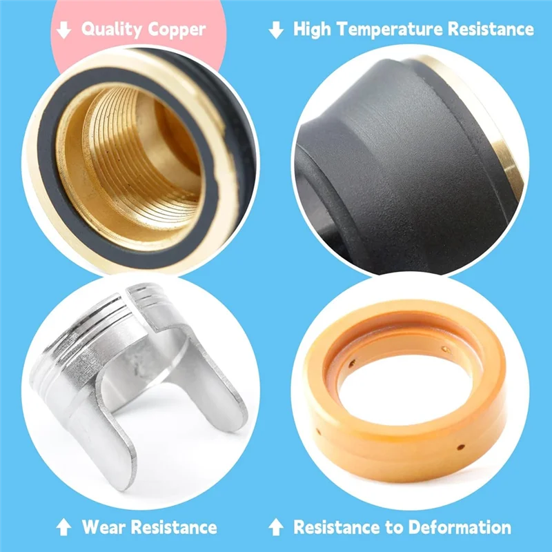 Комплект сменных наконечников B17B, 2 шт., для грузовых перевозок Harbor, для 45 IPT-45 TI-PC45 56255, титановый плазменный резак