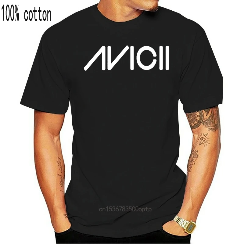 Avici T-Shirt Music Dj Tiesto Music Techno Trance Dance House Dubstep Hardwell Short Sleeves Cotton T Shirt Top Tee