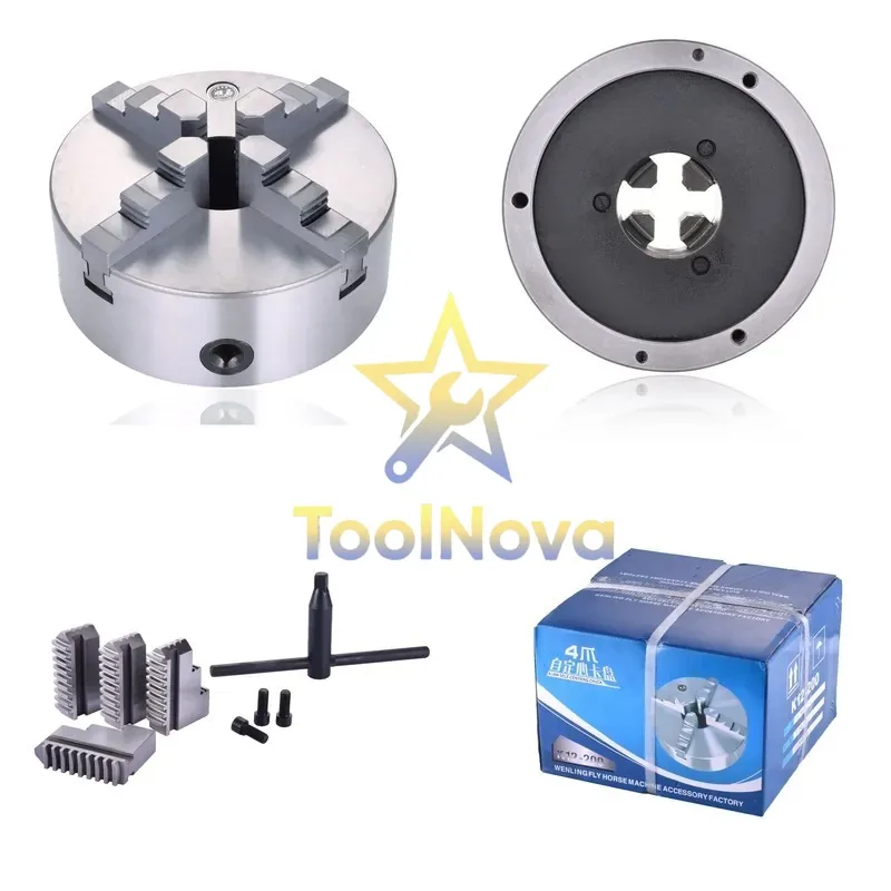 2026Hotsale* K12 250 four-jaw self-centering chuck four-jaw chuck 250mm positive jaw and reverse jaw with global chuck