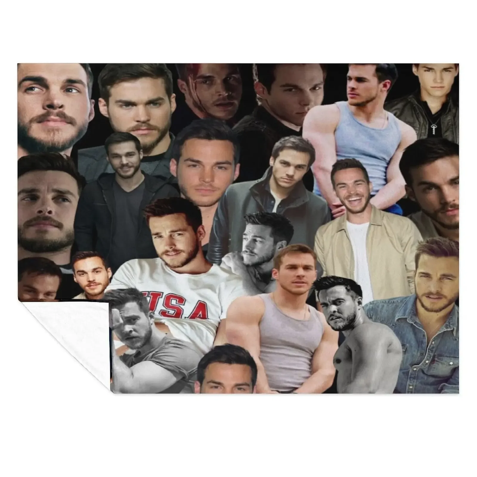 

kai parker photo collage Throw Blanket Thin Sofas Stuffeds Sofa Throw Blankets