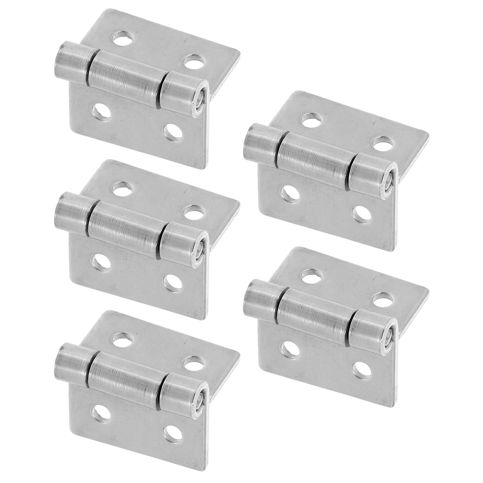 

2pcs Small Metal Gate Hinges Heavy Duty Replacement For Barn Bathroom Laundry Room Cabinet Door Durable Sturdy Easy Install
