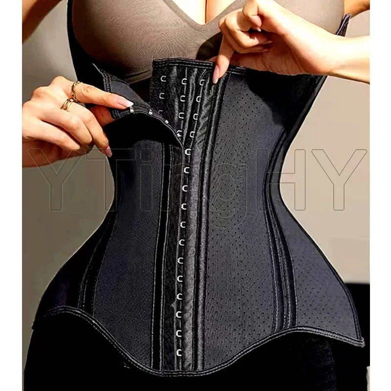 

Slimming Sheath Latex Rubber Waist Trainer Cincher Corset Shapewear Belly Body Shaper Modeling Strap Fajas Colombian Girdle Belt