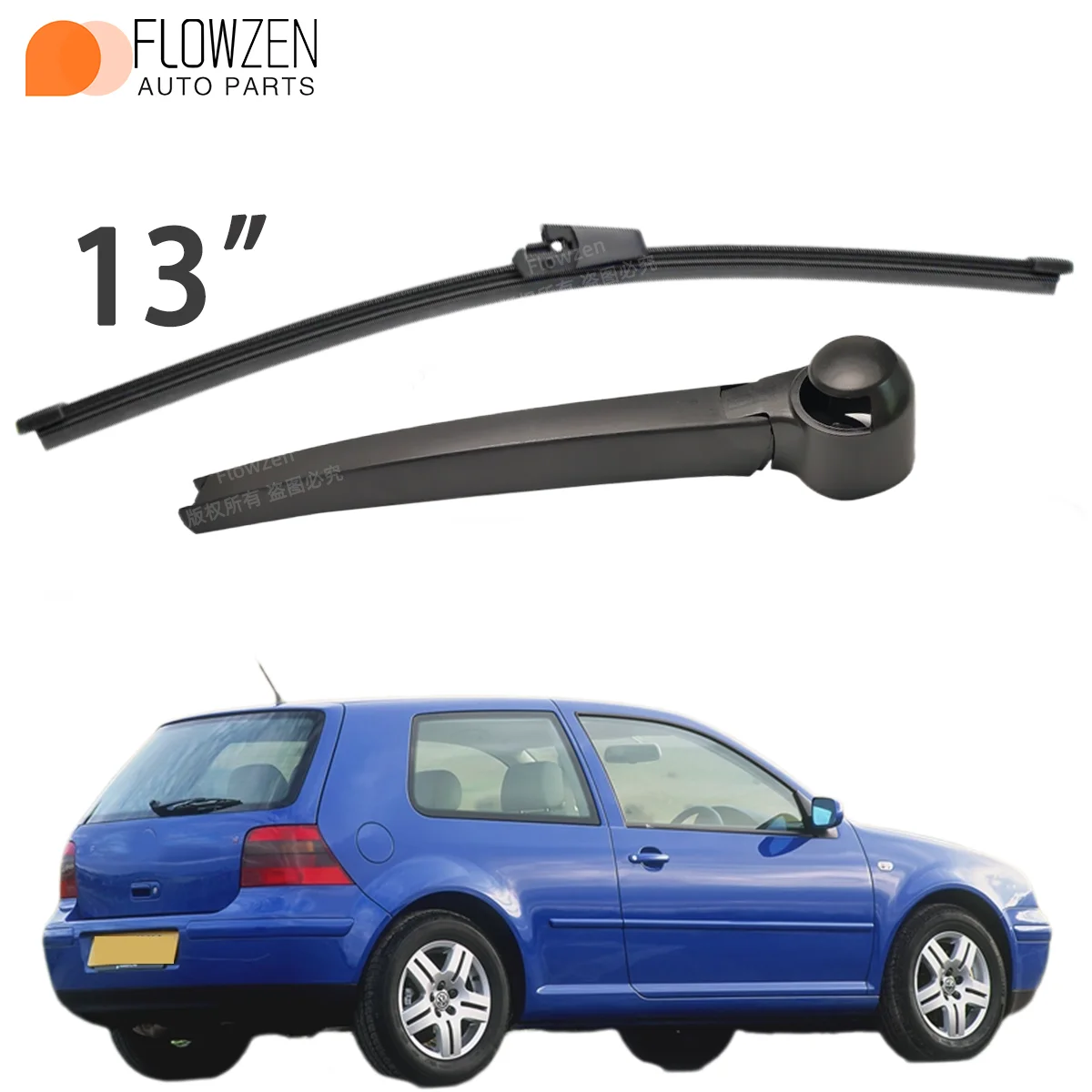 13 "Heckscheibenwischer Windschutzscheibe Windschutzscheibe Arm Klinge Set Für VW Golf MK4 IV Fließheck 1997-2002 Auto Zubehör Zubehör