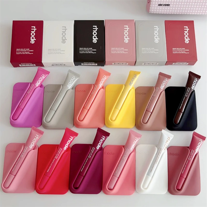 Brillo Labial RH-O-DE, Modelo Pretzel Sweet Pea, para Todos los Teléfonos Móviles, Estuche Magnético con Soporte para Labios y Tecnología MagSafe