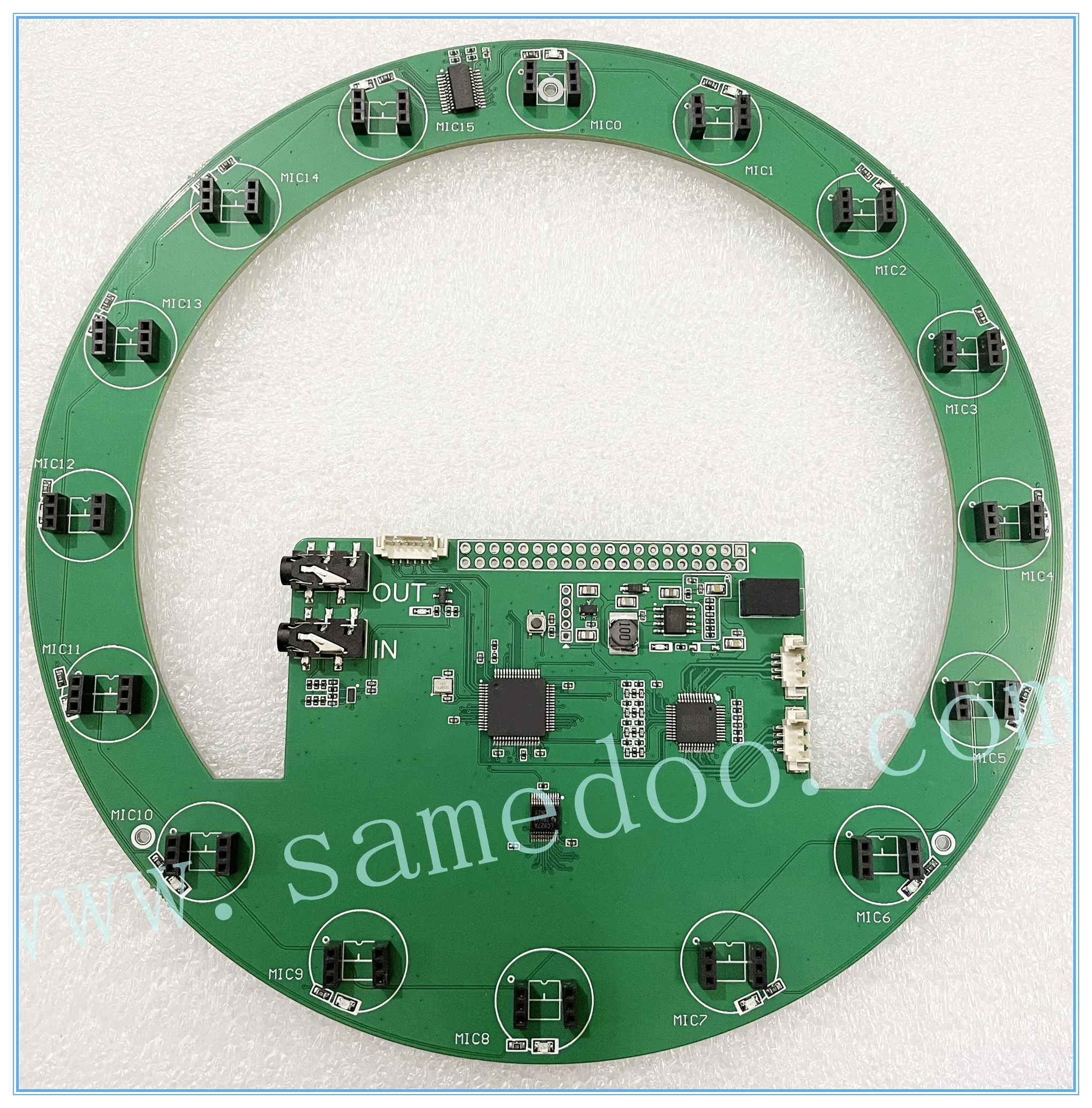 

Microphone Array 16 Element Circular Array Kit