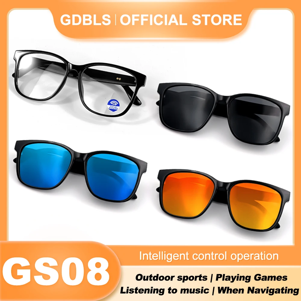 Anti-blue Light Glasses Make Receive Calls Music Calling UV400 Protection Smart Sunglasses for Men Women